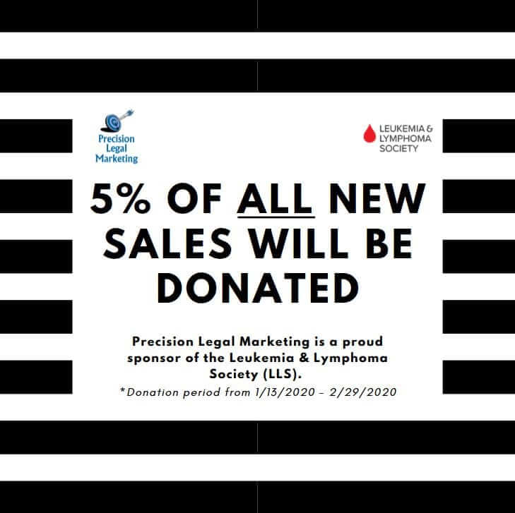 Precision Legal Marketing partners with LLS to raise money for the charitable organization