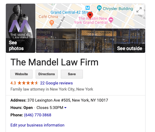 Mandel Law Firm Google Search